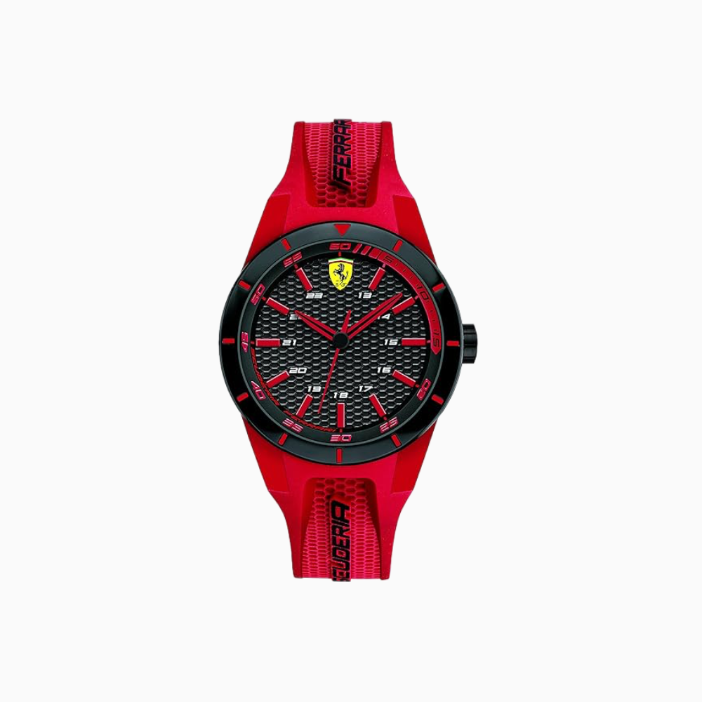 Ferrari Sports Watch Red & Black